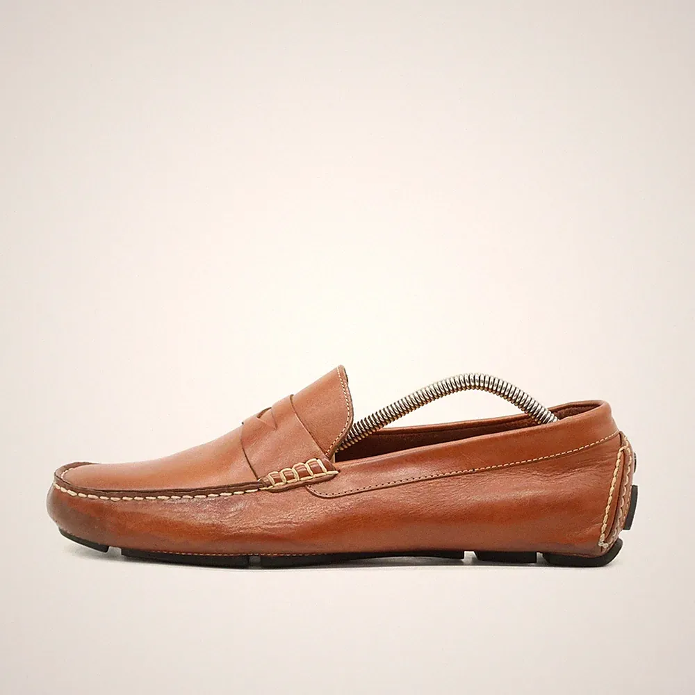 Cole Haan Herren Mokassin EU 43 C04534 Braun Rutschfeste Sohle Loafers