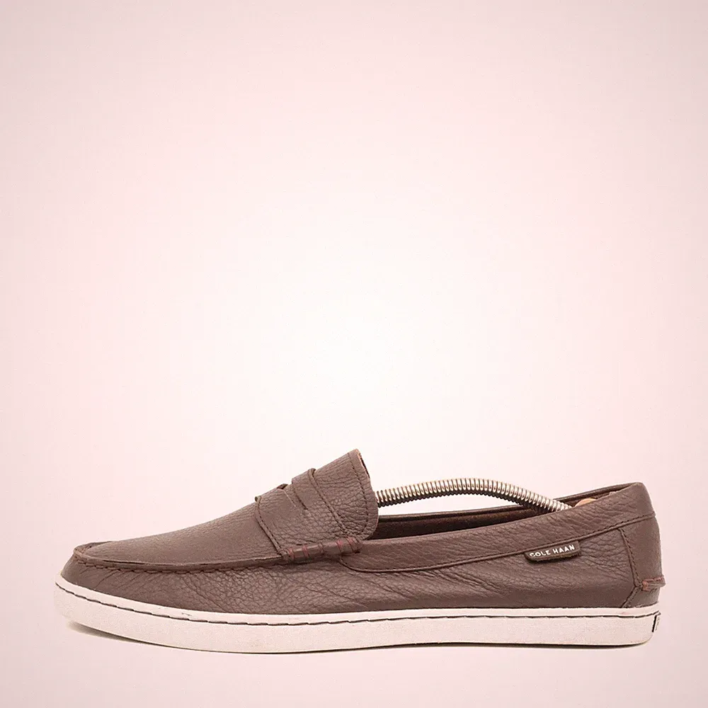 Cole Haan Herren Penny Loafer Halbschuhe Braun Hochwertiges Herrenschuhe EU 43,5