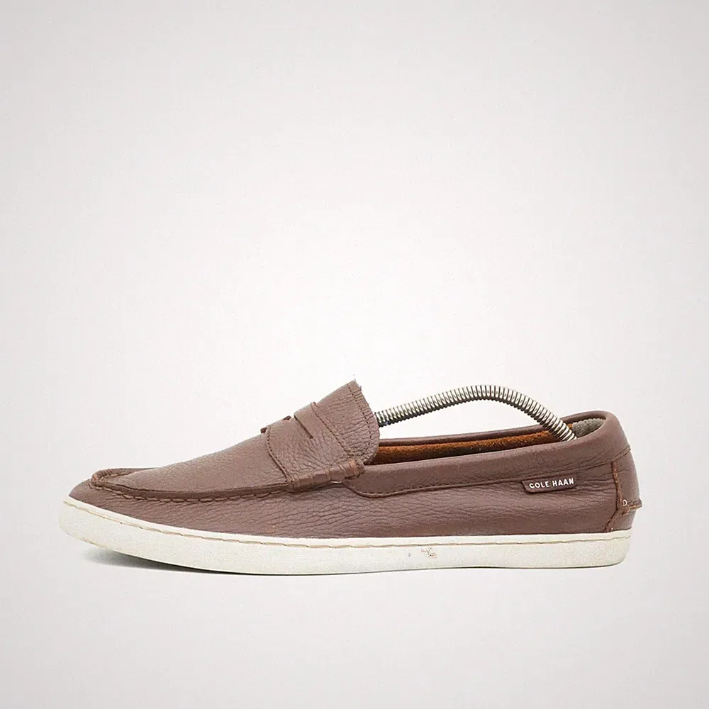 Cole Haan Herren Penny Loafer Slipper Braun Leder Bequem, 1928 Mokassins EU 43,5