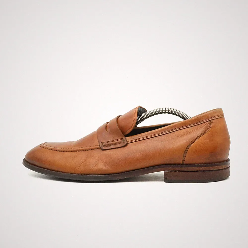 Cole Haan Herren Schuh EU 44 GrandOS Braun Leder Komfort Loafer