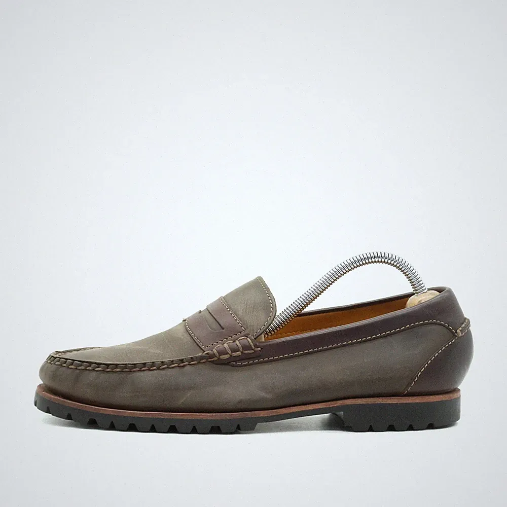 Cole Haan Herren Slipper EU 42 Nike Air Penny Loafer Braun Mokassins