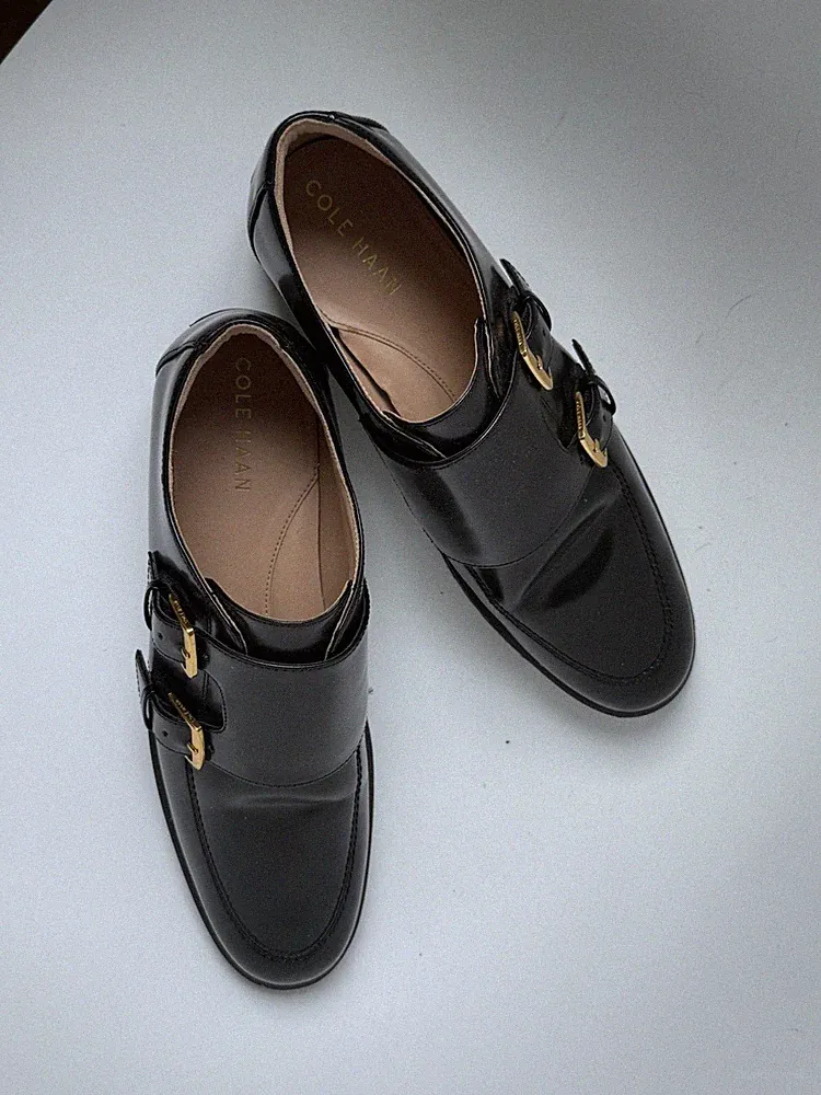 Cole Haan Loafers Schwarz Leder Größe 40