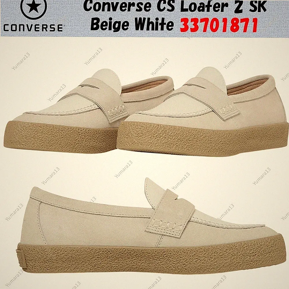 Converse CS Loafer 2 SK Beige Weiß 33701871 Herren Gr.