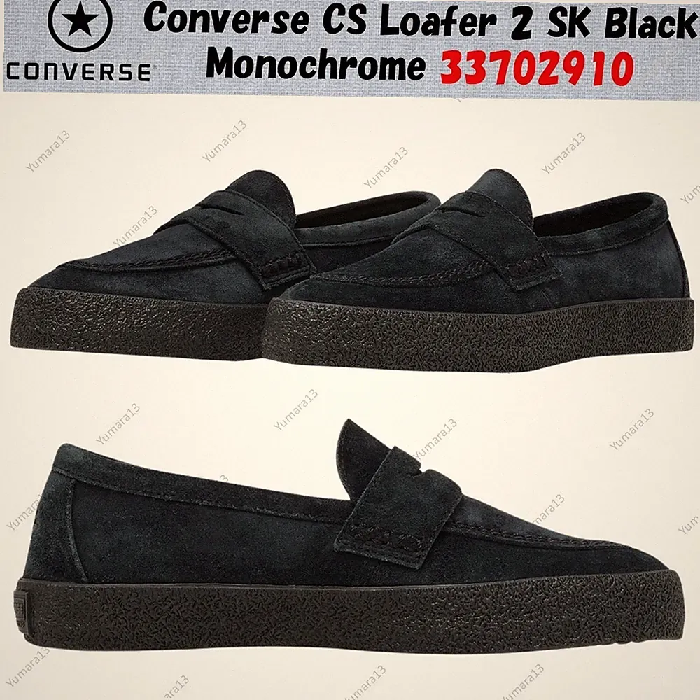 Converse CS Loafer 2 SK Schwarz Einfarbig 33702910 Herren Gr.
