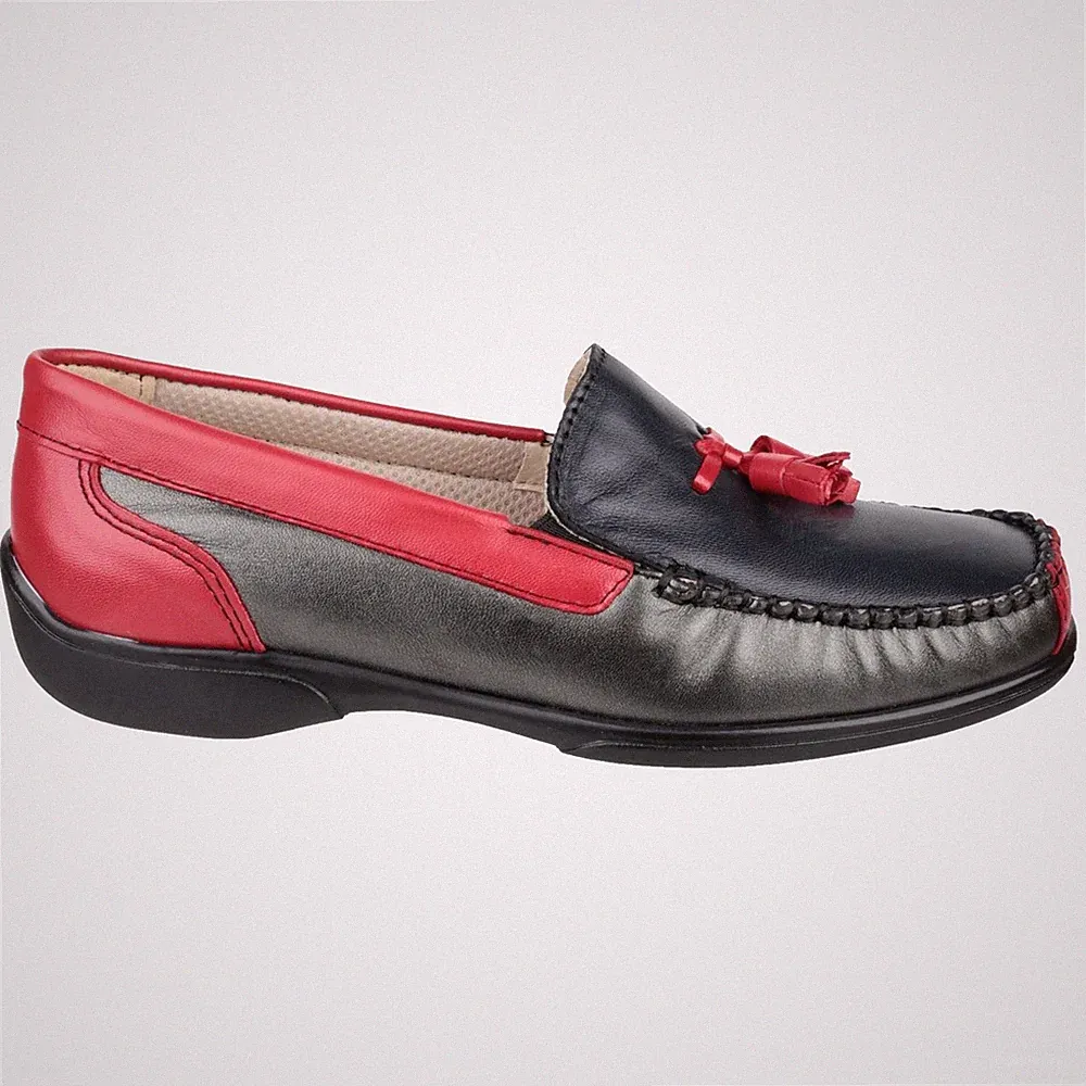 Cotswold Biddlestone Smart Freizeit Mode Halbschuh Fahren Schuhe Herren schwarz