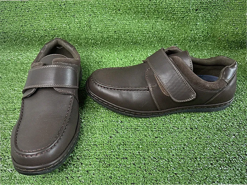 Cotton Traders braune leichte verstellbare Schuhe Größe 10 NEU