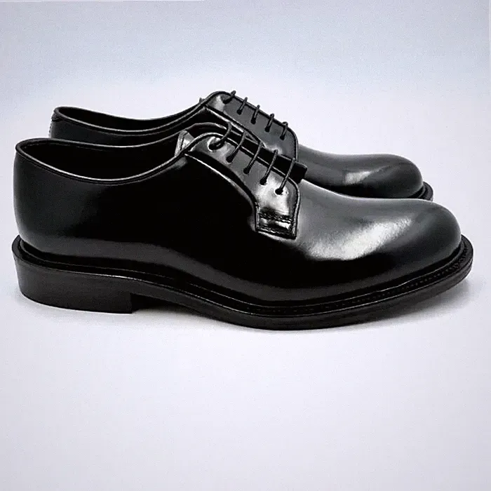 Crisci Halbschuh mit Schnallen aus geflochtenem Leder blau mit Lederboden 3406