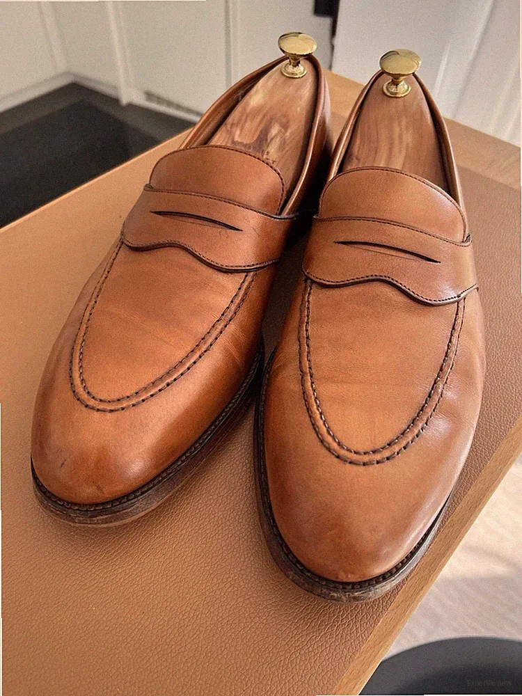 Cognac Loafer Für Herren