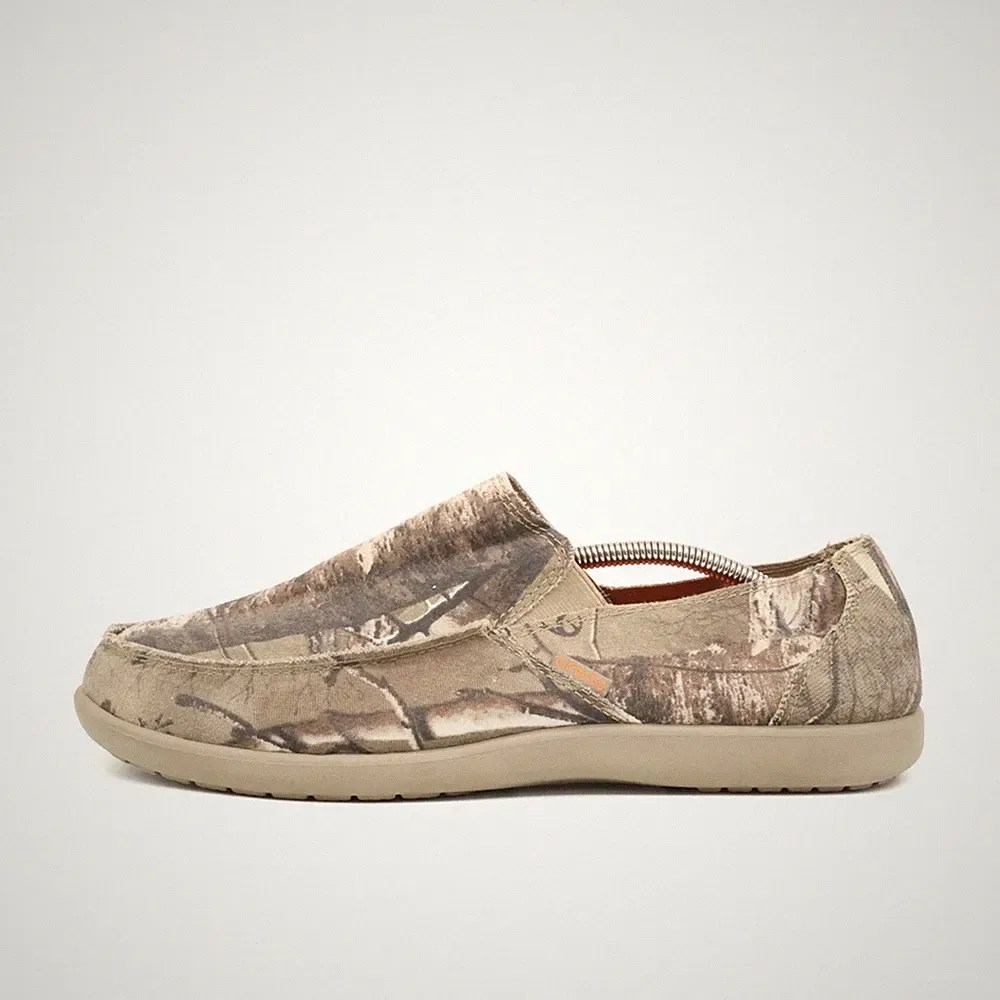 Crocs Herren Loafer Schuh Camouflage Canvas Leicht, Rutschfest Slipper EU 43-44