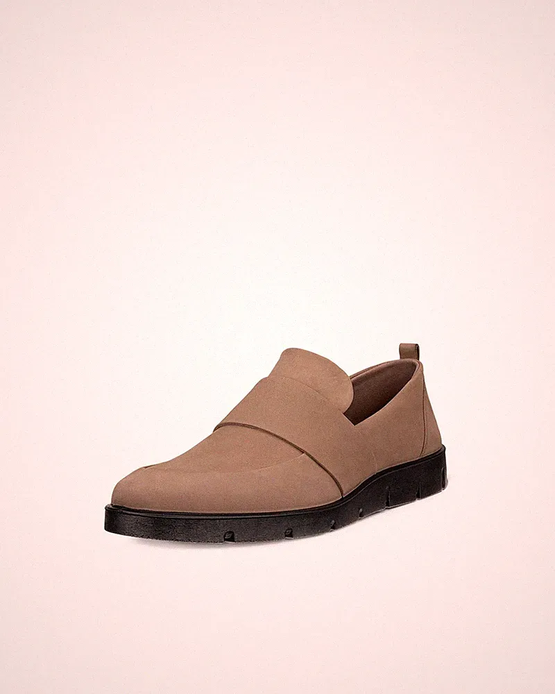 Damen Bella Loafer Slipper, Taupe, 38 EU