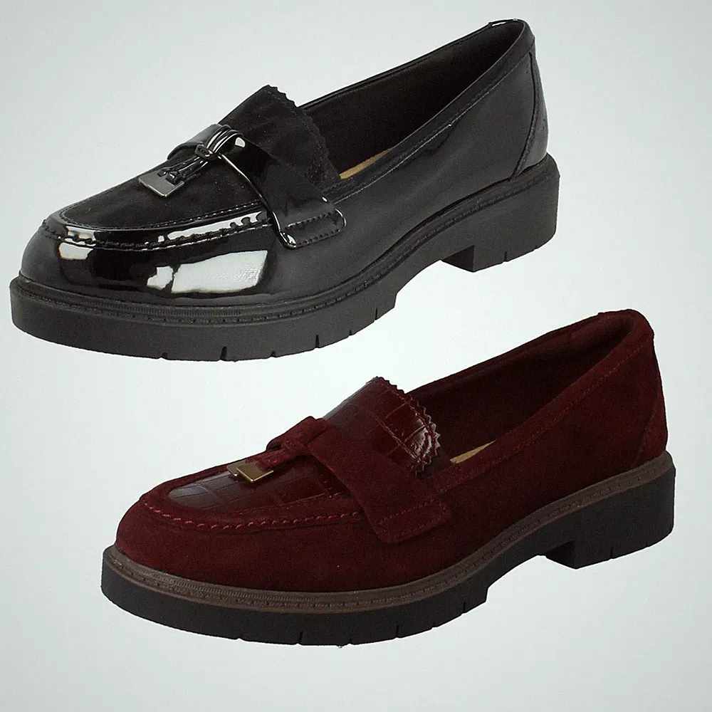 Damen Clarks Chunky Loafer Schuhe Mit Quasten Detail „Westlynn Bella“