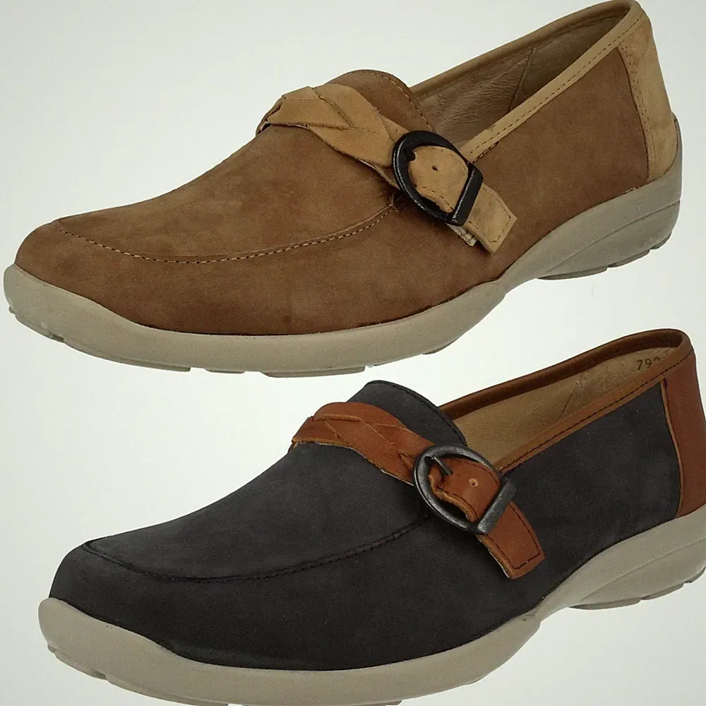 Damen Easy B weit geschnittene Slipper Halbschuhe "Kork"