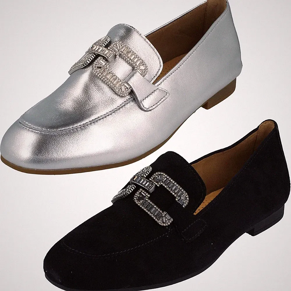 Damen Gabor Smart Casual Halbschuh mit dekorativem Kettendetail "65.210"