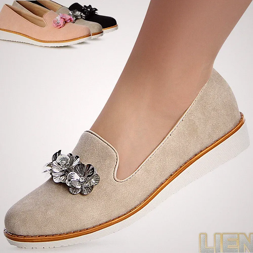Damen Halbschuhe Derby Plateau Slipper Loafer Ballerina Keilabsatz Wedges