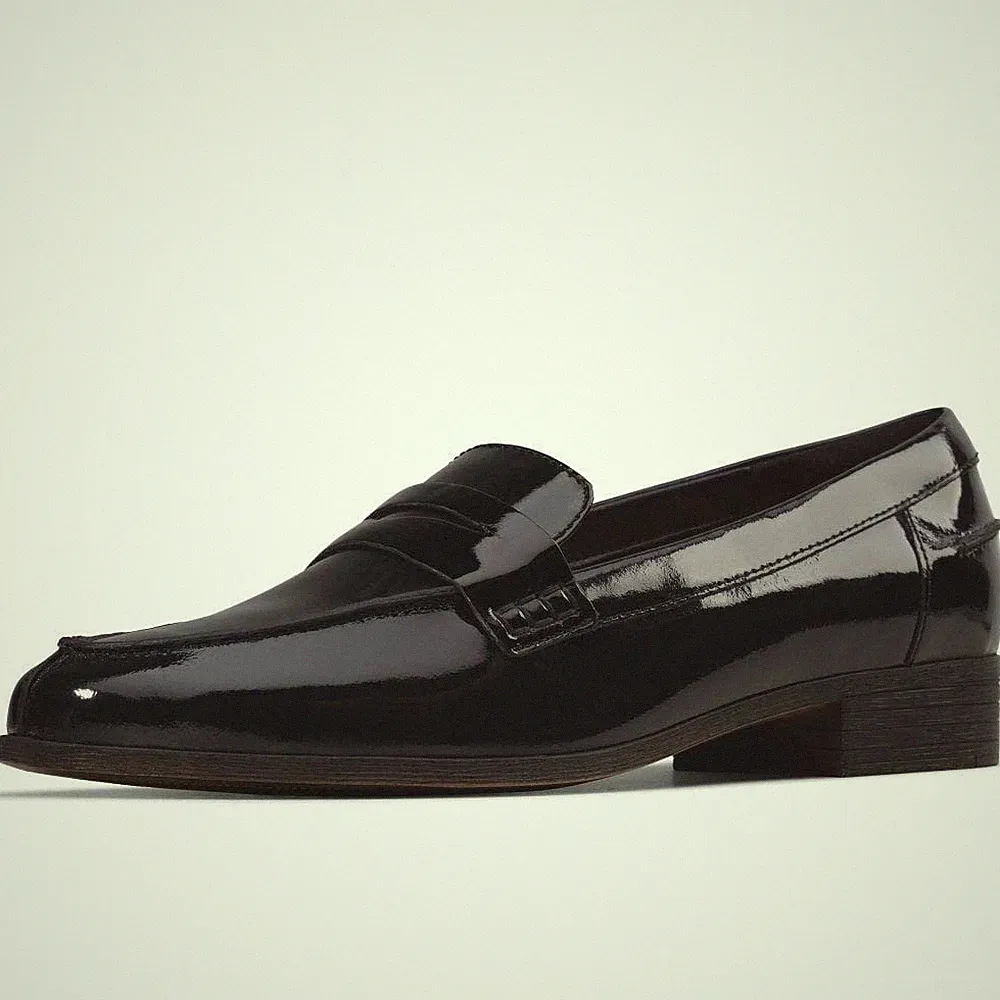 Damen Hamble Loafer, Schwarzes Patent, 35.5 EU