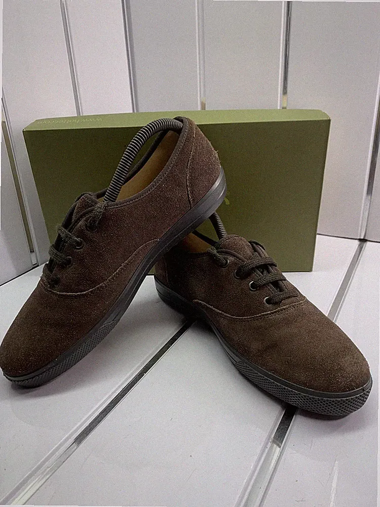 Damen Hotter Chocolate Wildleder Halbschuhe Größe 5,5, absolut wunderschön, sehr bequem
