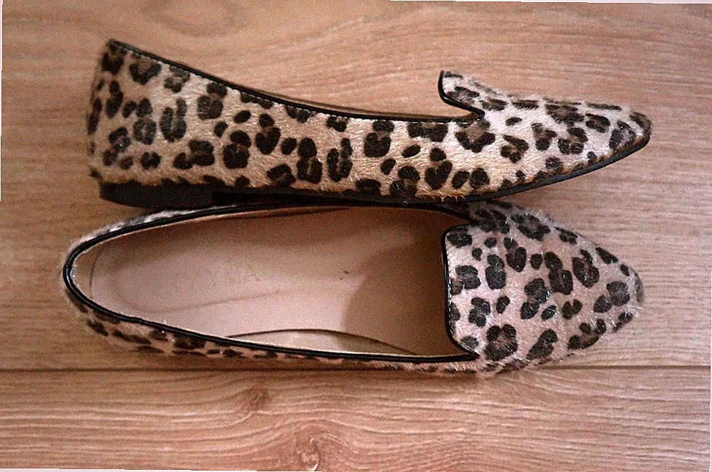 Damen Loafer / Ballerinas PAYMA (Größe 38,5) Leopard / Animal Print