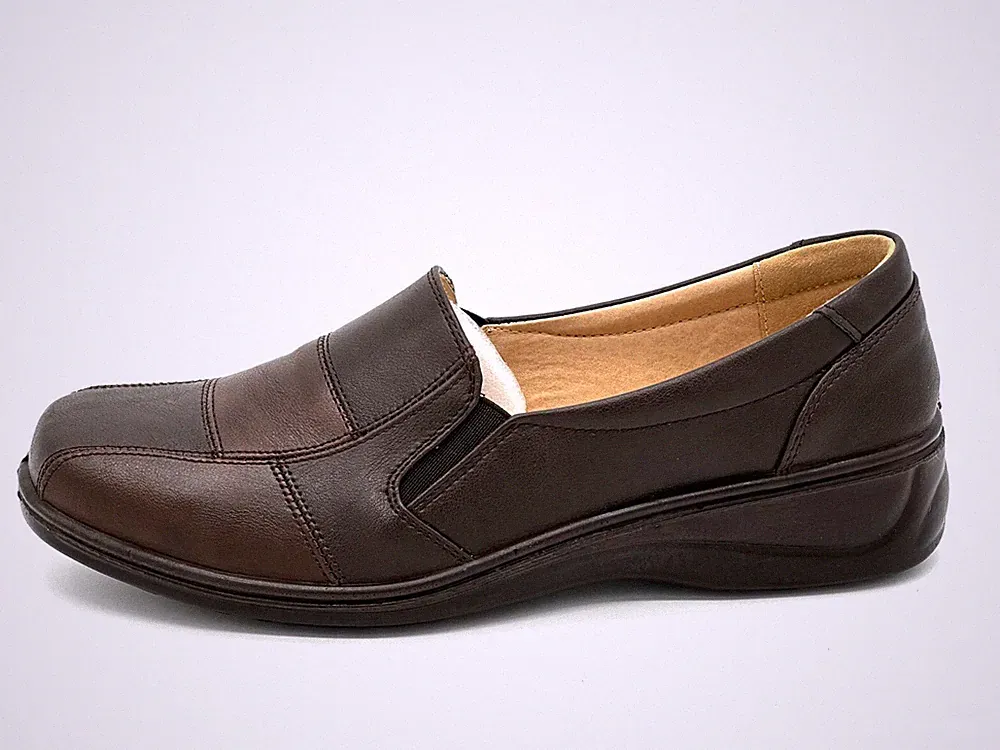 Damen Mokassins, Komfort Slipper Halbschuhe Loafer 36 - 42, 2245