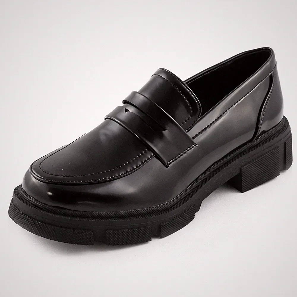 Damen Mokassins Plattform Plateau Schuhe Penny Loafer TOOCOOL CH2231