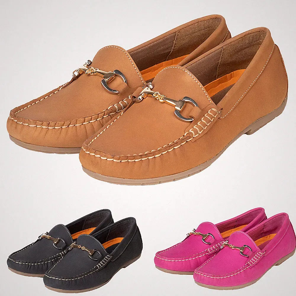 Damen Nubukleder Driving Halbschuhe Damen Fahrschuhe Rydale 3 Farben