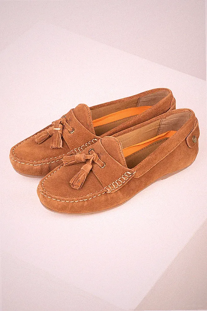 Damen Quaste Fahren Halbschuhe Damen Wildleder Schuhe Land Reitsport Rydale