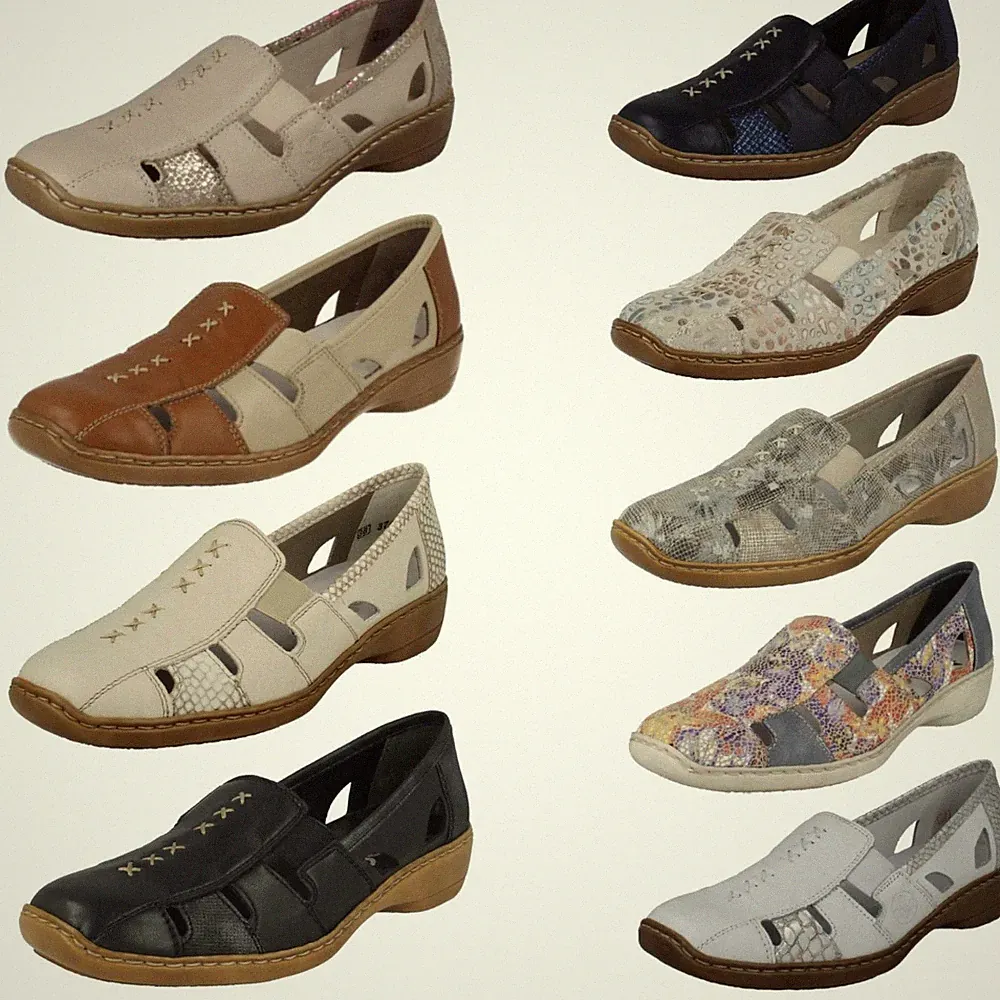Damen Rieker Slipper *41385*