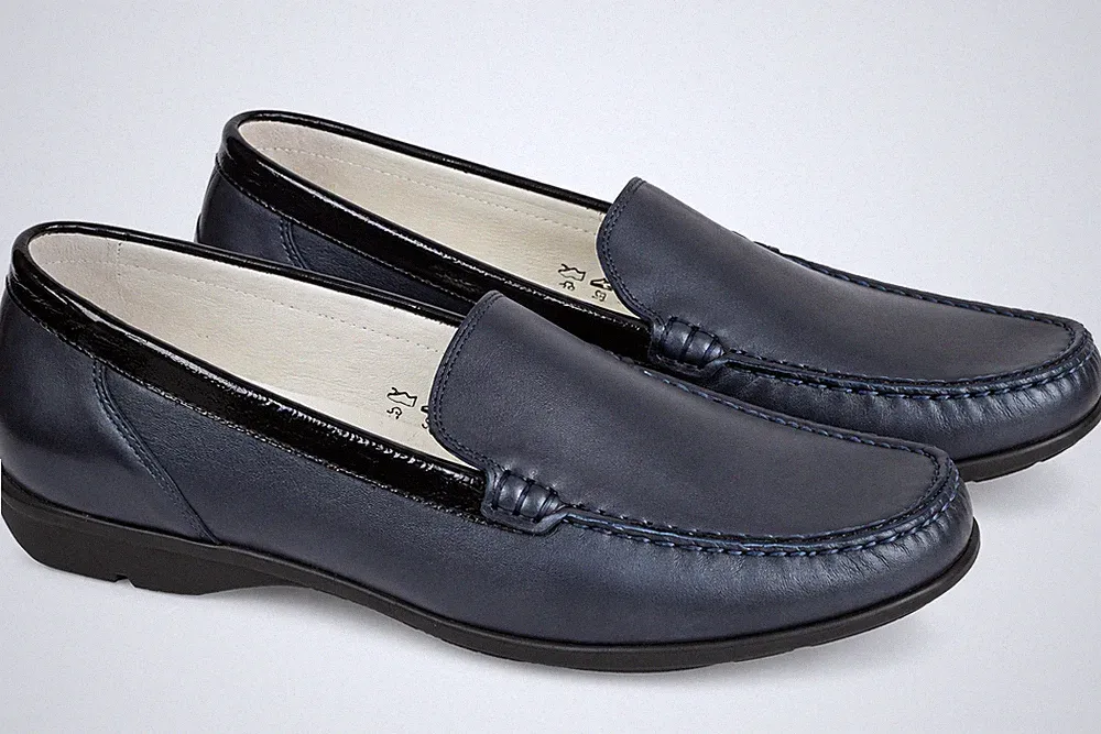 Damen Schuhe DE 39,5 UK 6 Waldläufer Loafer Leder neu