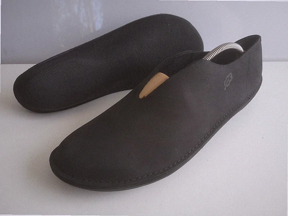 Damen Schuhe Loafers Loints of Holland Turbo Gr 41 schwarz Nubuk Leder