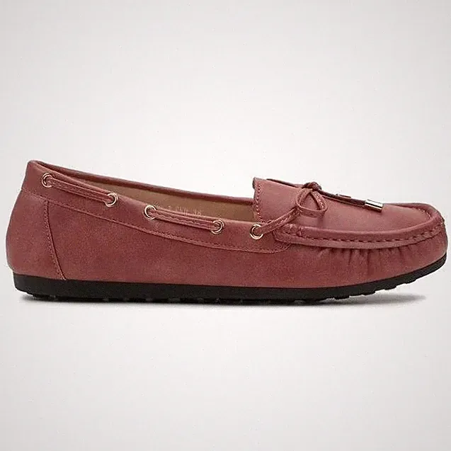 Damen Slip On Mokassins Freizeit Ballerina Kunstleder Loafer Elegant Halbschuhe
