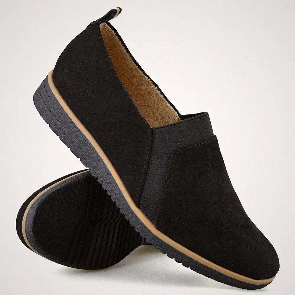 Damen-Slipper Memory Foam Smart Freizeit Pumps Wandern Arbeit Halbschuhe Schuhe Größe