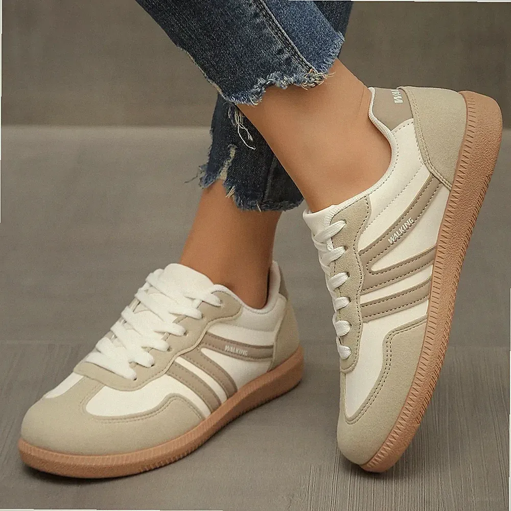Damen-Turnschuhe, 2025, Frühjahr, neue Luxus-Flach-Loafer, bequeme Slip-on-weich