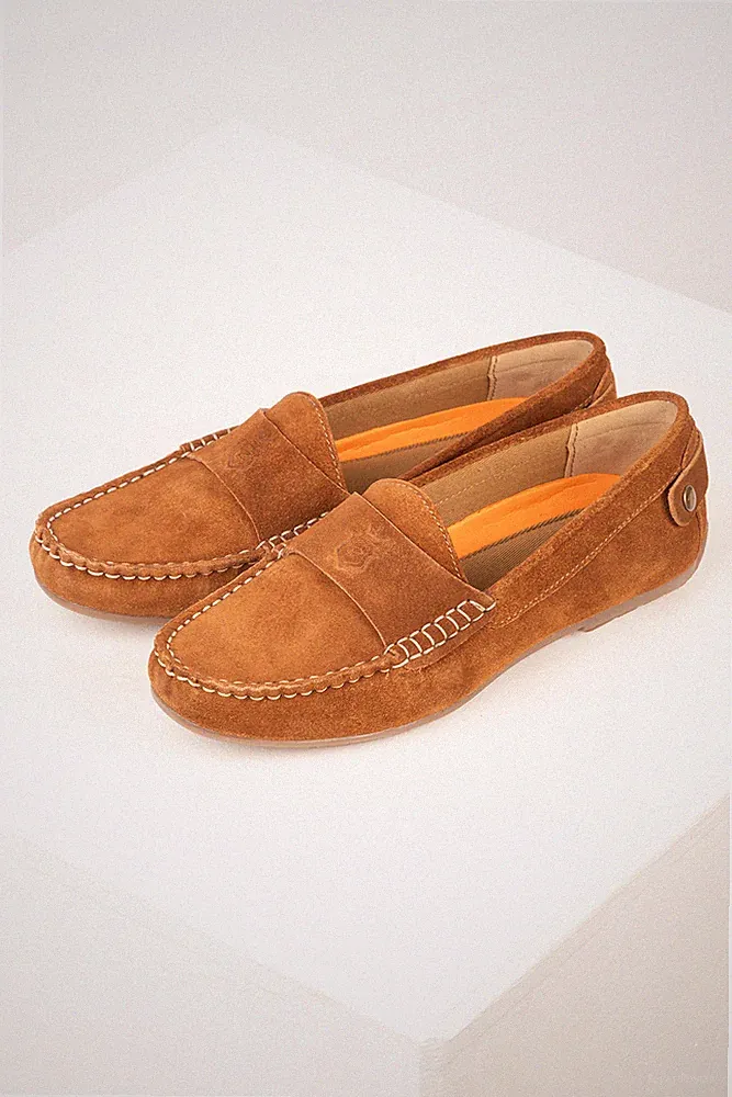 Damen Wildleder Driving Loafer Damen Country Schuhe Halbschuhe Reitsport Rydale