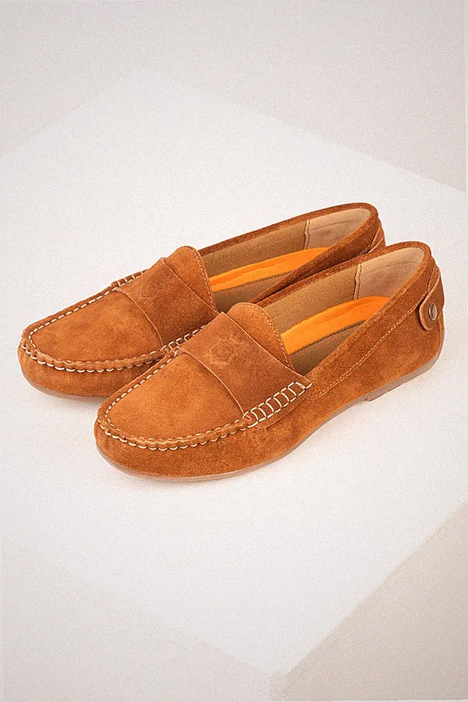 Damen Wildleder Driving Loafer Damen Country Schuhe Halbschuhe Reitsport Rydale
