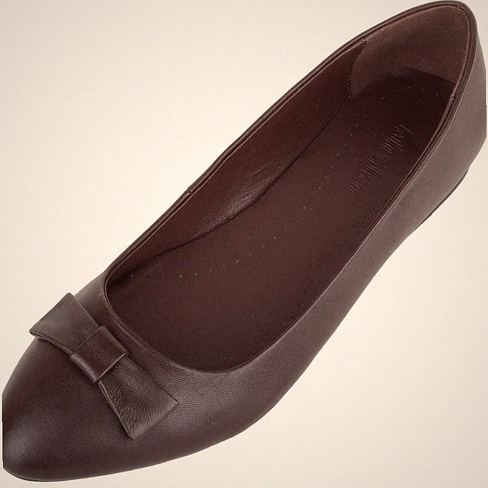 DamenSchlupfschuhe aus echtem Leder, formell, elegant, für Arbeit, Schule, An...