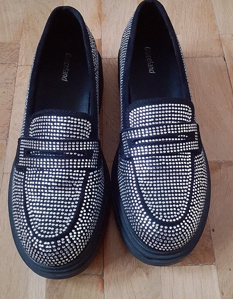 Damenschuhe Halbschuhe Loafer schwarz gr.36 neuwertig