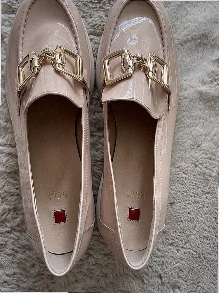 Damenschuhe Loafer rosalachsfarbend Neu von Högl Gr.45