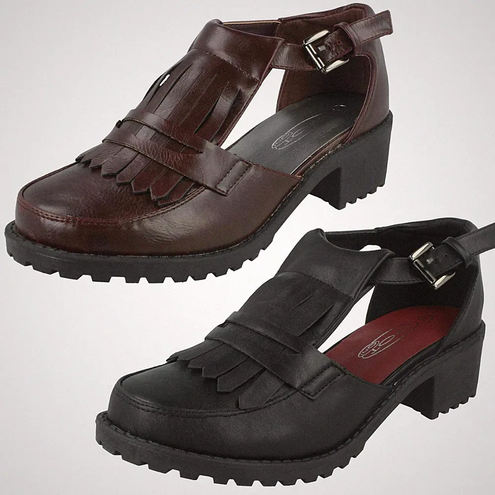 Damenschuhe Spot On Loafer inspiriert