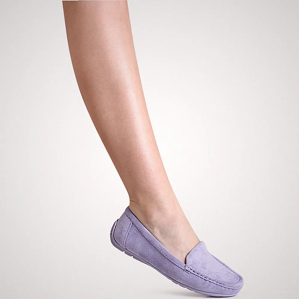 Damenschuhe Velours Mokassins Komfort Slipper Halbschuhe Loafer Slip On Trendy