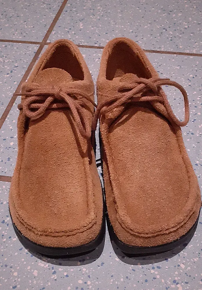 Dansko Herren Schuhe Mokassins Gr. 41 cognac-braun LEDER / Elchleder / Velour