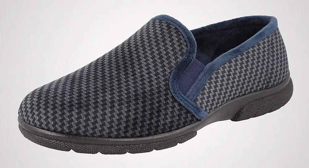 DB Shoes Herren Loafer Glen Slip-On 6V Fit Navy/Black Gr. 6-12