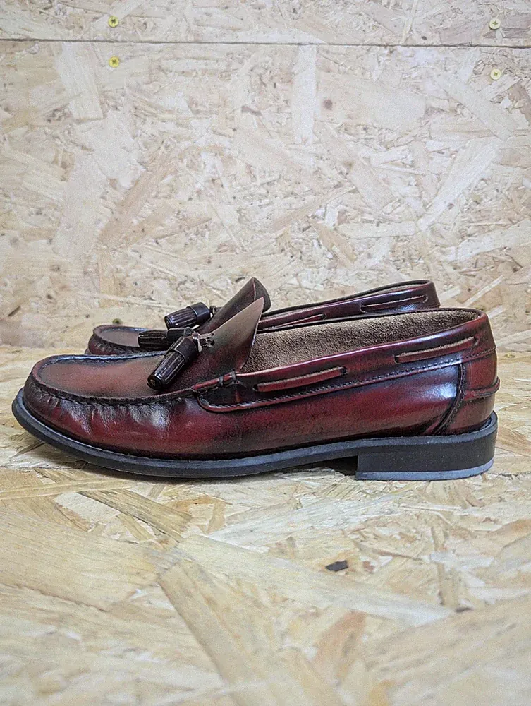 Delicious Junction Merton OxBlood Loafer Schuh 6 UK 40 EU Mod 60s Retro Slipper