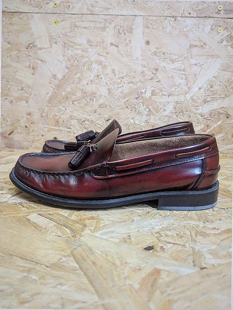 Delicious Junction Merton OxBlood Loafer Schuh 6 UK 40 EU Mod 60s Retro Slipper