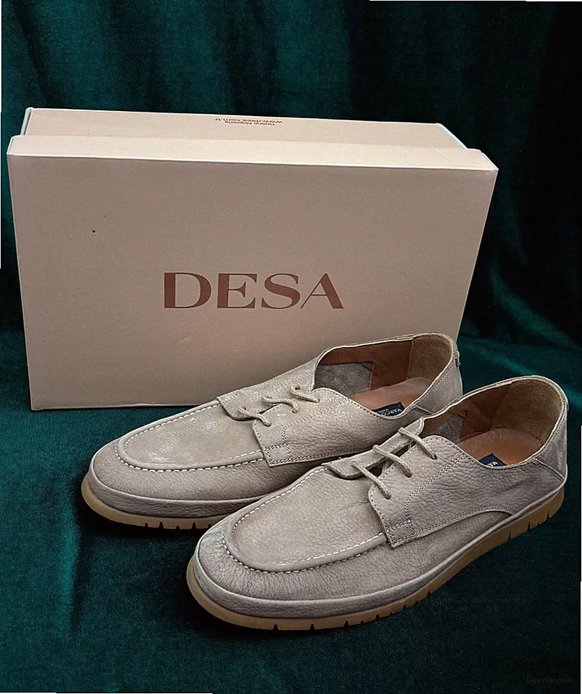 DESA Marco Cassetti Herren EU 43 Comfortschuhe Flach Leder Schnürer