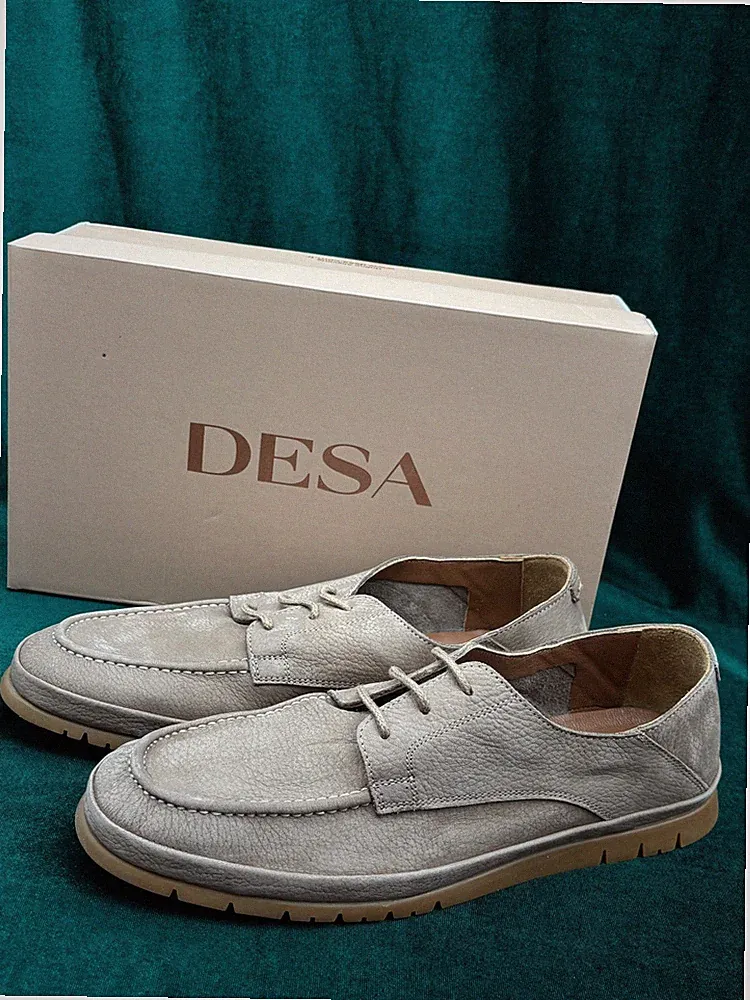 DESA Marco Cassetti Herren EU 45 Comfort Schuhe Flach Leder Schnürer