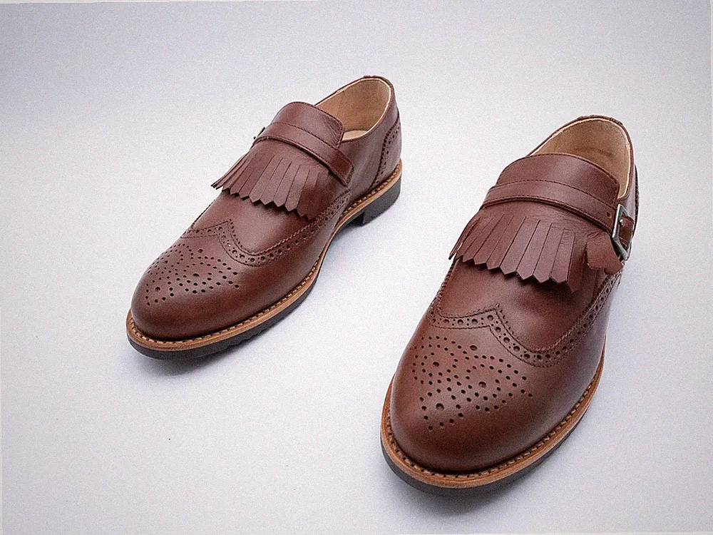 desenrasco Herren Elegantschuh Loafer Mokassin Leder Braun Gr.39 EU Art.39636-50