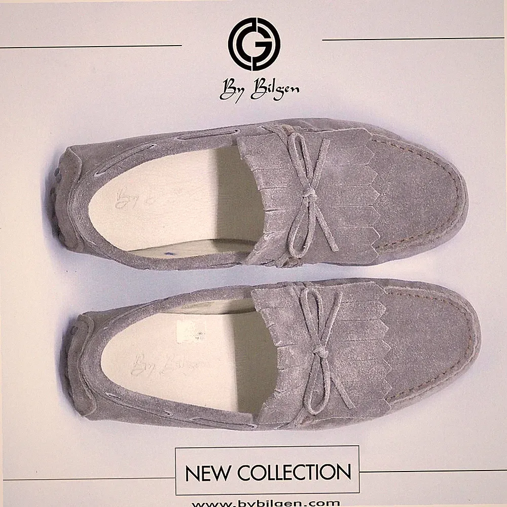Designer Herren Loafer Wildleder Grau Größen 40/41/42 UVP: EUR 249,00