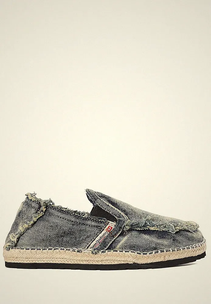 Diesel Espadrilles Blu Denim Beige 137611102