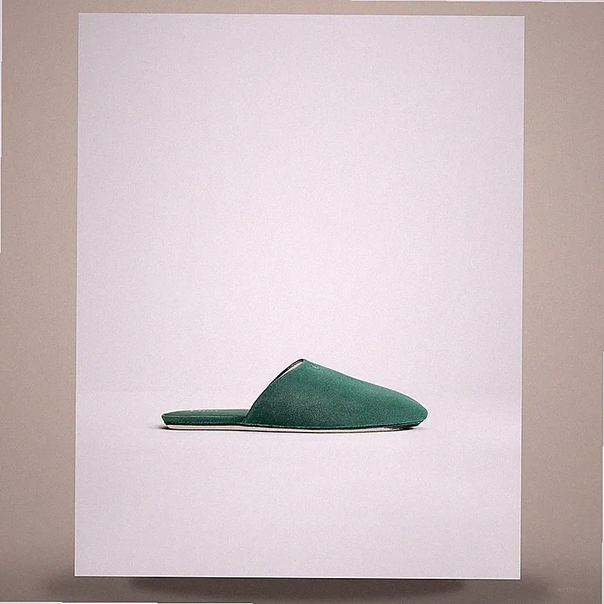 Dior Indio Pantolette Deep Green Suede Calf 158759969 [U]
