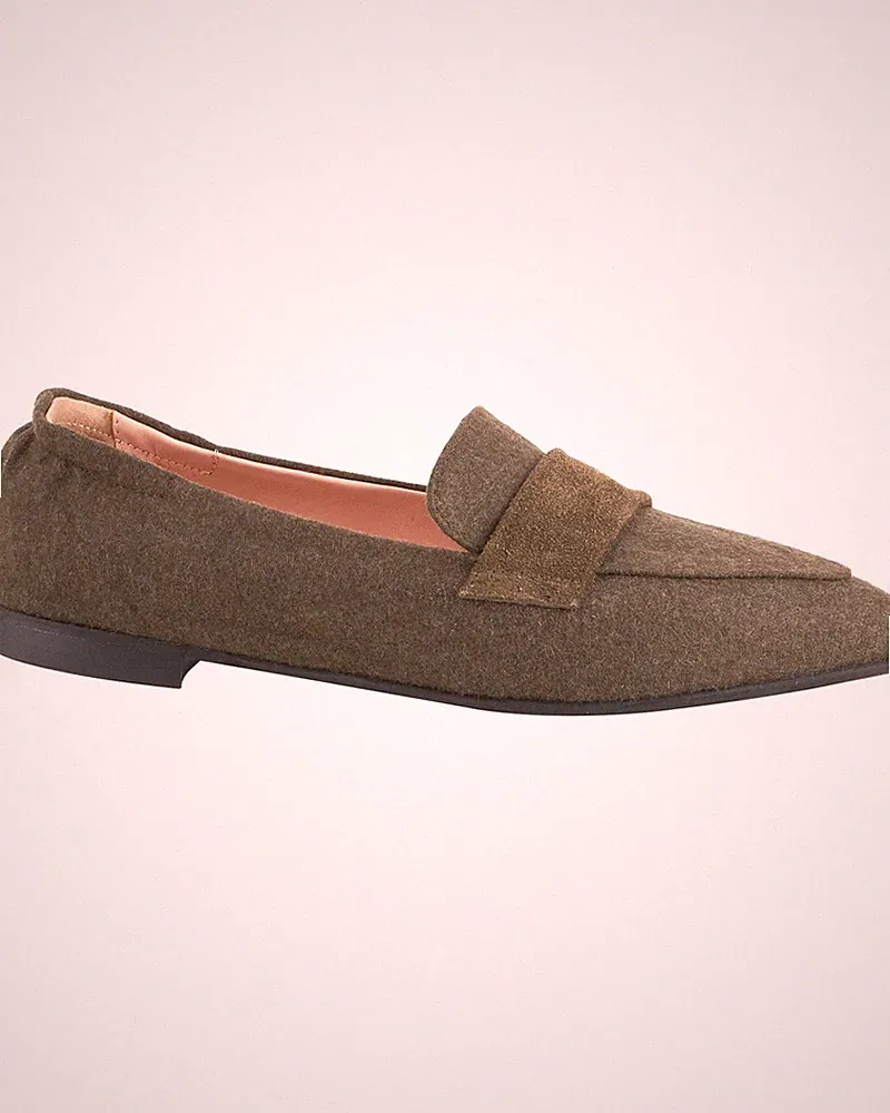 dirndl + bua Penny Loafer Loden Ballerinas Damen NEU