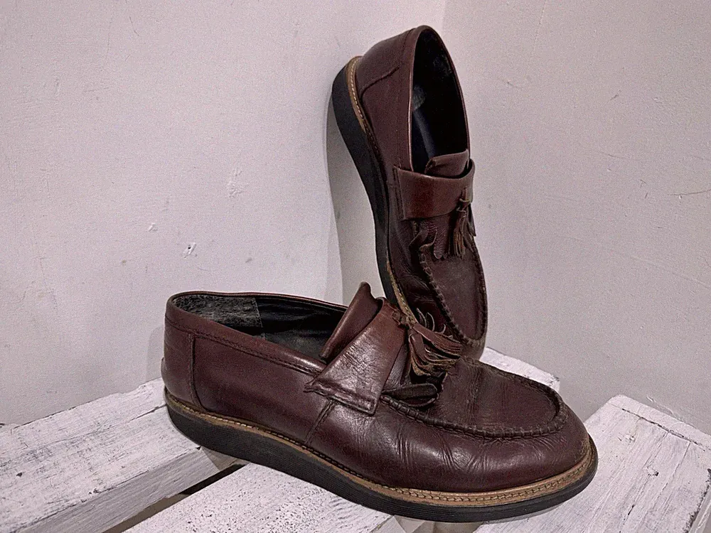 Doc Martens Herren Annah Kastanie Hellbraun Dick Leder Boot Deck Schuhe Halbschuhe 9 43